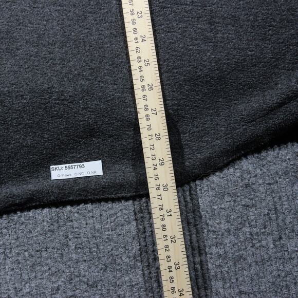 Active Sportswear Jacket Mens S Gray Fleece Warm Reversible Warm Casual Vintage - Picture 4 of 7